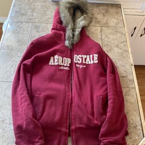2007 Aeropostale faux fur Women’s jacket